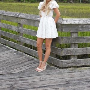 For love & lemons white Becca mini dress size xs